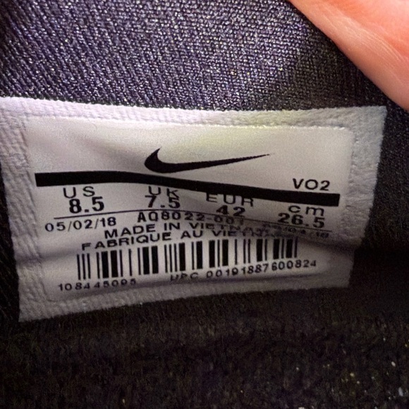 NIKE Metcon Flyknit 3 AQ8022-001 Men's Shoes US 8.5 Gym Crossfit Black - Picture 7 of 7